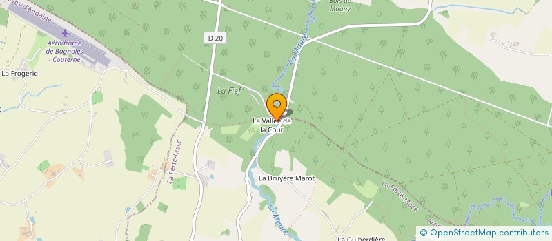 localisation de l'entreprise SARL LA VALLEE DE LA COUR à LA FERTE MACE