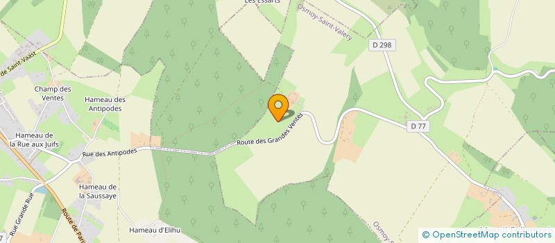 localisation de l'entreprise SARL LA VALOUINE  OSMOY-SAINT-VALERY