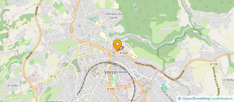 localisation de l'entreprise SARL  LA VARDIAF  VOIRON