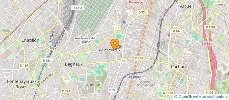localisation de l'entreprise SARL LA VEG à BAGNEUX