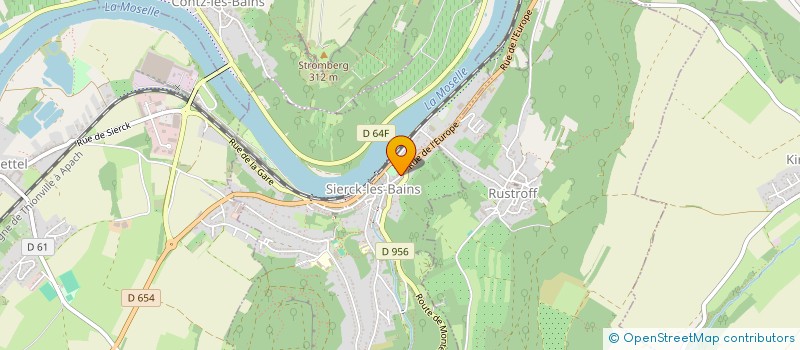 localisation de l'entreprise SARL LA VENERIE  SIERCK-LES-BAINS