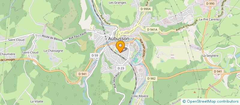 localisation de l'entreprise SARL LA VERAISON à AUBUSSON