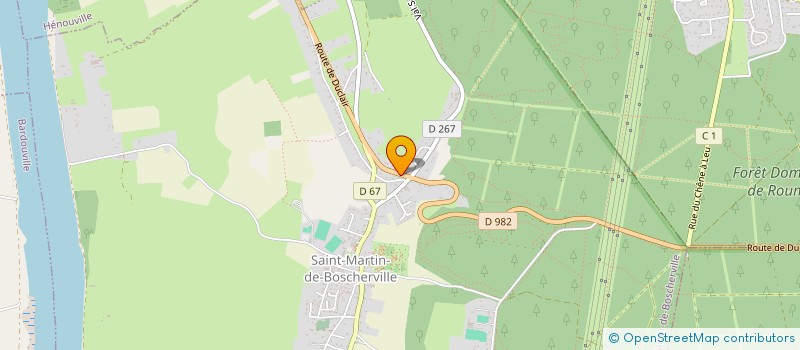 localisation de l'entreprise SARL LA VIEILLE AUBERGE  SAINT-MARTIN-DE-BOSCHERVILLE