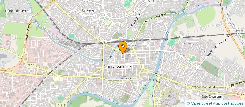 localisation de l'entreprise SARL LA VILLA à CARCASSONNE