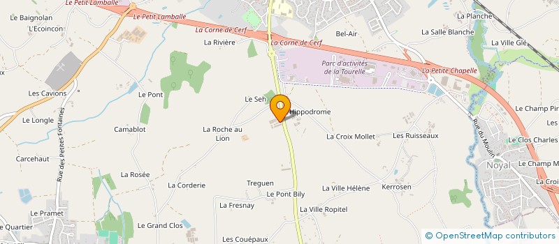 localisation de l'entreprise SARL LA VILLE BOUGAULT à LAMBALLE-ARMOR
