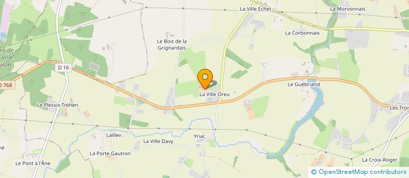 localisation de l'entreprise SARL LA VILLE OREUX à PLUDUNO