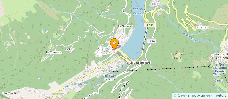 localisation de l'entreprise SARL LA VILLETTE  LE BOURG-D'OISANS