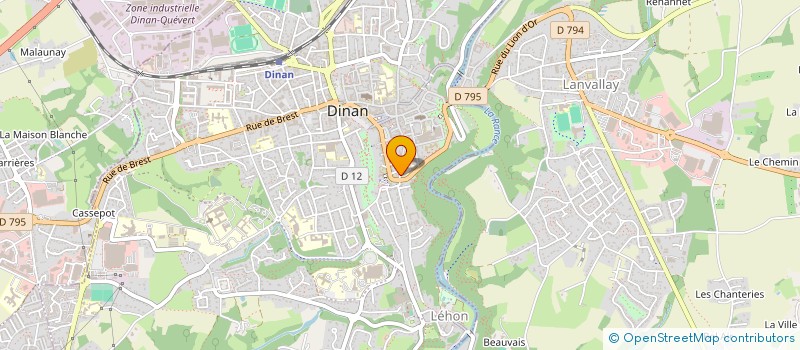localisation de l'entreprise SARL LA VINCE à DINAN