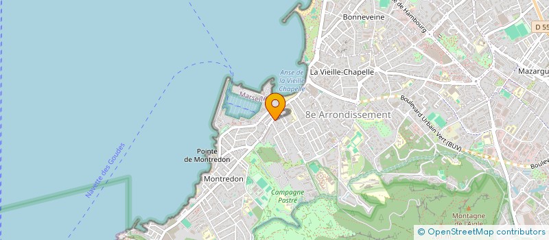 localisation de l'entreprise SARL LA VOILE D'OR à MARSEILLE