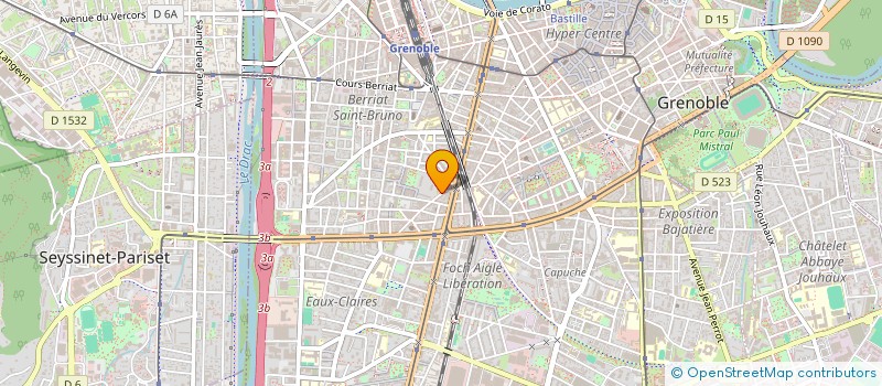 localisation de l'entreprise SARL LA VOIX DE SON LIVRE à GRENOBLE