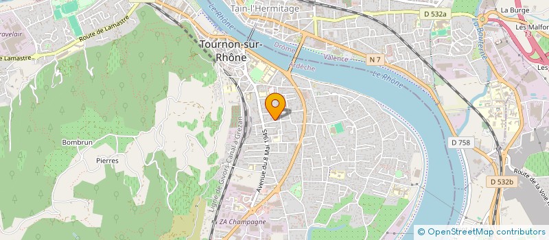 localisation de l'entreprise SARL LA VOLTA à TOURNON-SUR-RHONE