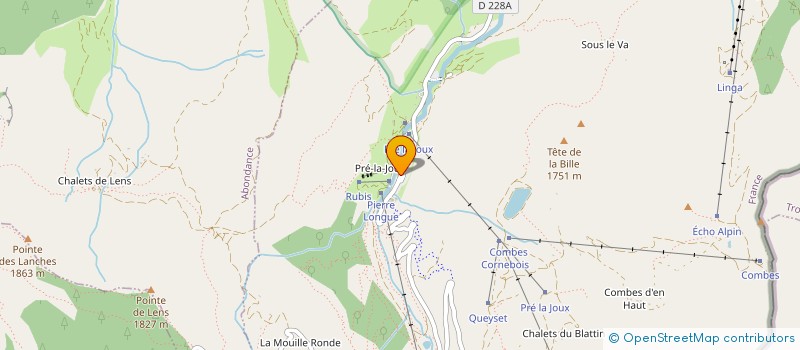 localisation de l'entreprise SARL LA VORA  CHATEL