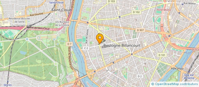 localisation de l'entreprise SARL LABACHELERIE à BOULOGNE-BILLANCOURT