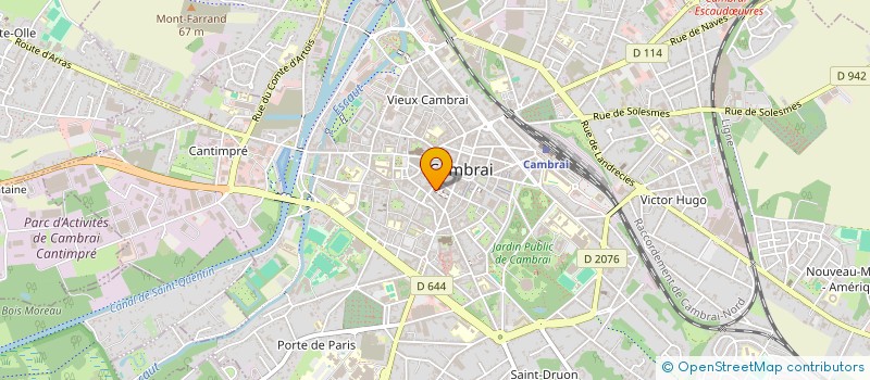 localisation de l'entreprise SARL LABALETTE à CAMBRAI