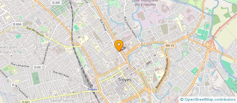 localisation de l'entreprise SARL LABE à TROYES