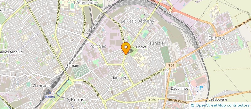 localisation de l'entreprise SARL LABEL AUTOS à REIMS