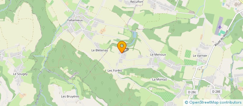 localisation de l'entreprise SARL LABEL MATIERE à SAINT-JEAN-D'AVELANNE
