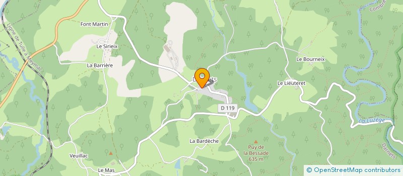 localisation de l'entreprise SARL LABIDOIRE  DARNETS