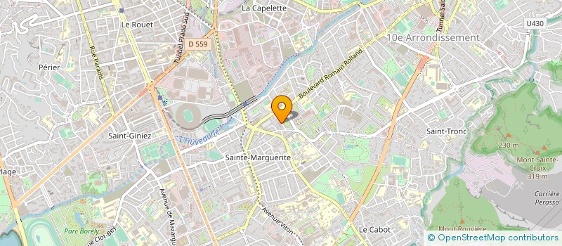 localisation de l'entreprise SARL LABM DE SAINTE MARGUERITE à MARSEILLE