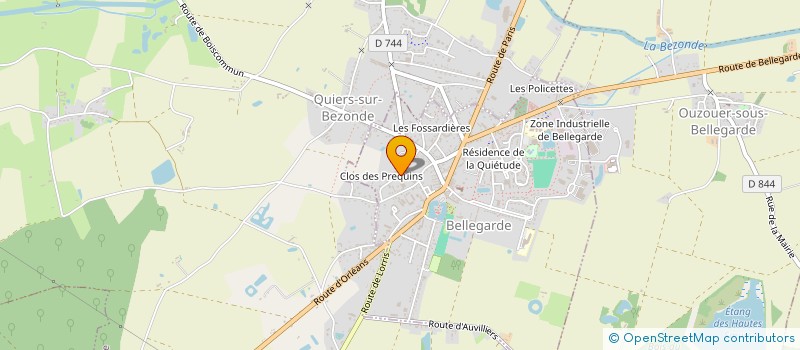 localisation de l'entreprise SARL LABORATOIRE CHAVANEAU à BELLEGARDE