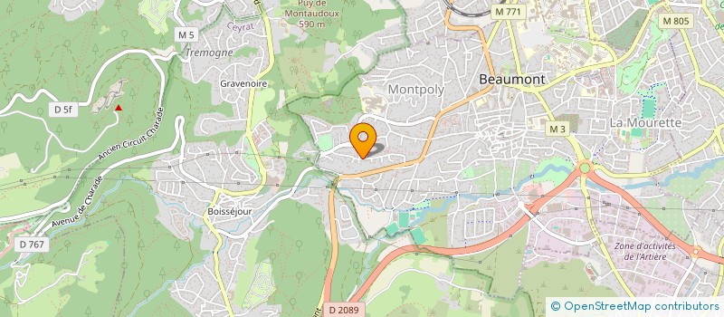 localisation de l'entreprise SARL LABORATOIRE COGNAT à BEAUMONT