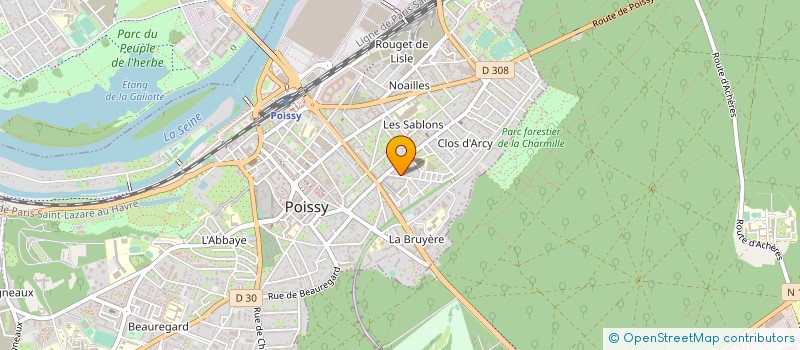 localisation de l'entreprise SARL LABORATOIRE @DENT  POISSY