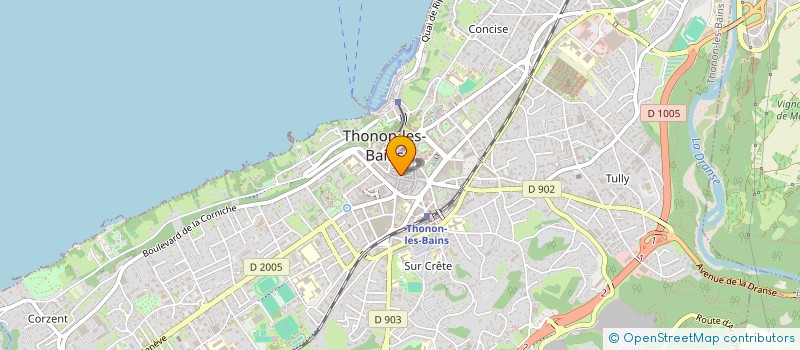 localisation de l'entreprise SARL LABORATOIRE RENE à THONON-LES-BAINS
