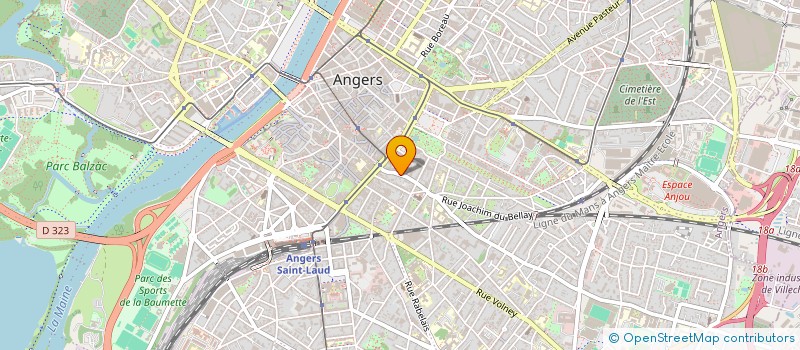 localisation de l'entreprise SARL LABORATOIRE SANDERS à ANGERS