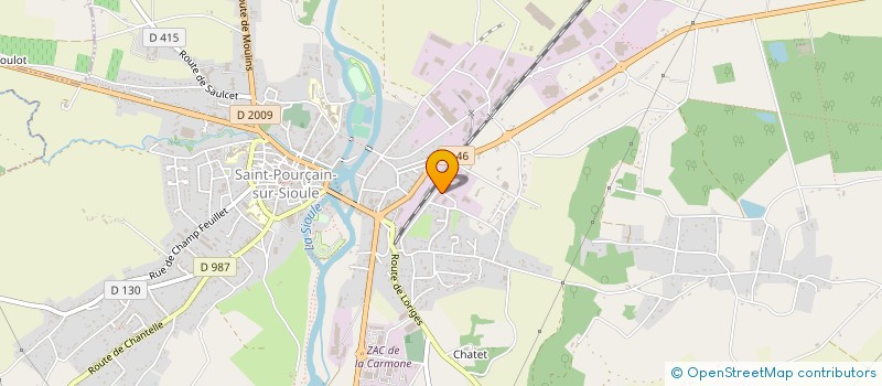 localisation de l'entreprise SARL LABORATOIRES DEMAPHARM à SAINT-POURCAIN-SUR-SIOULE