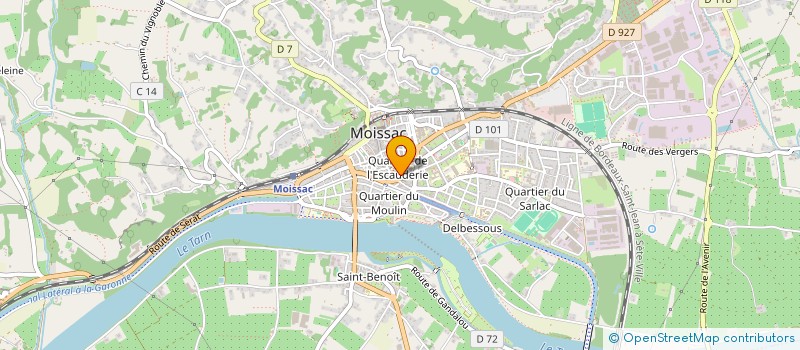 localisation de l'entreprise SARL LABRO  MOISSAC