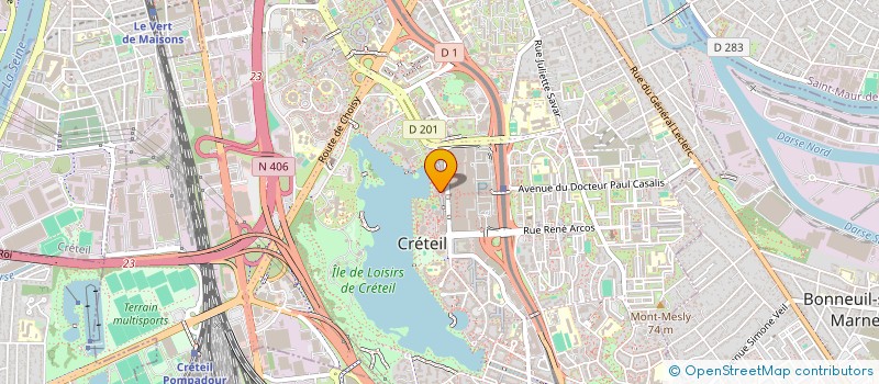 localisation de l'entreprise SARL LAC DE CHINE  CRETEIL