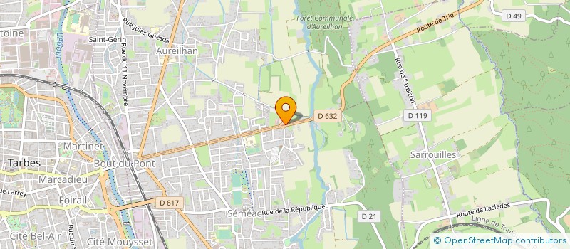 localisation de l'entreprise SARL LACAZE à AUREILHAN
