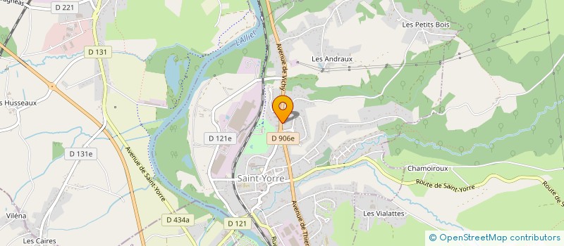localisation de l'entreprise SARL LACHAUSSEE à SAINT-YORRE