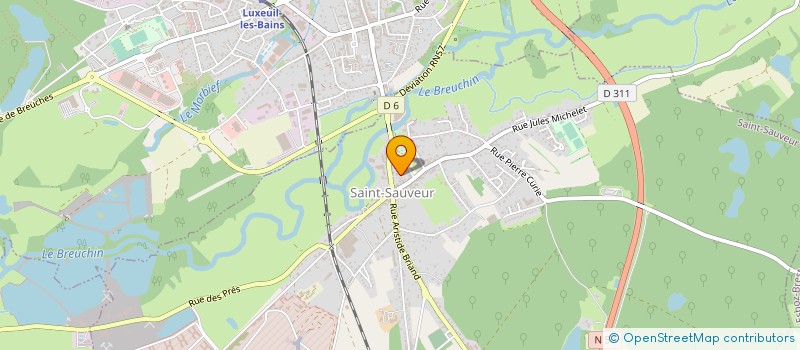 localisation de l'entreprise SARL LACK CHRETIEN  SAINT-SAUVEUR