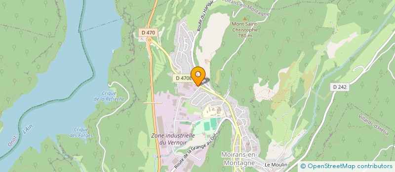 localisation de l'entreprise SARL LACO à MOIRANS-EN-MONTAGNE