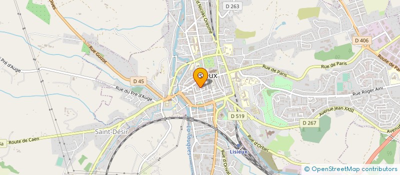 localisation de l'entreprise SARL LACOR à LISIEUX