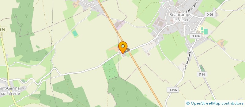 localisation de l'entreprise SARL LACORNE VOLTAIRE à BEAUCAMPS-LE-VIEUX