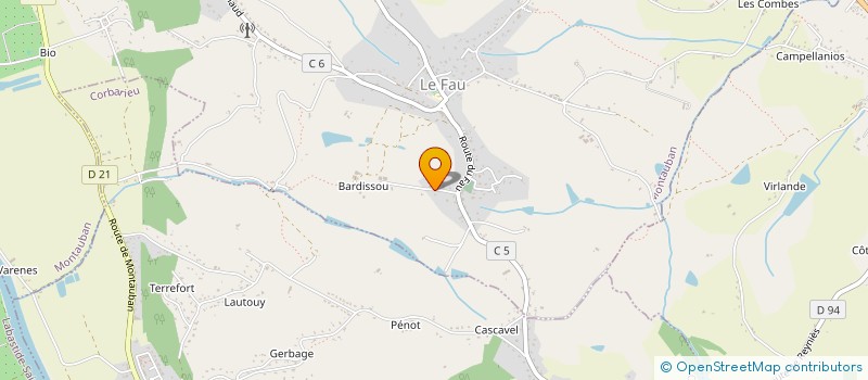 localisation de l'entreprise SARL LACOSTE  MONTAUBAN