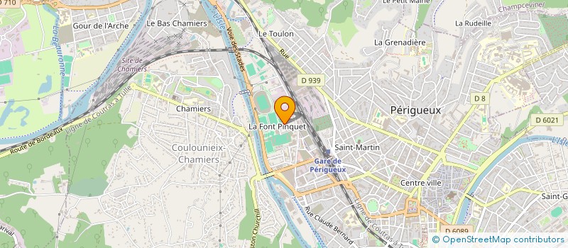 localisation de l'entreprise SARL LACOSTE J P  PERIGUEUX