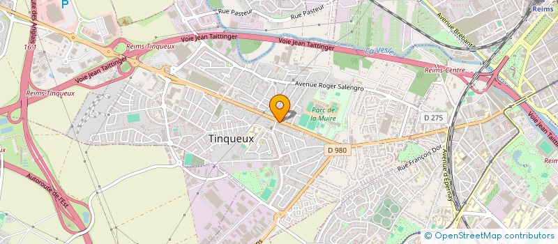 localisation de l'entreprise SARL LACOSTE LEMOINE  TINQUEUX