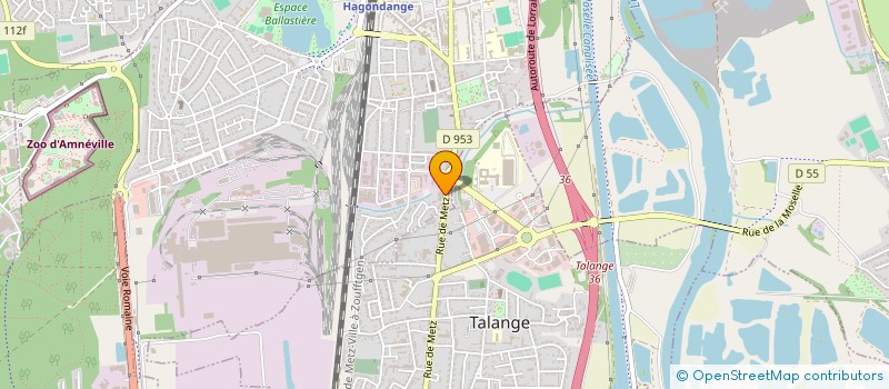 localisation de l'entreprise SARL LACROIX  HAGONDANGE