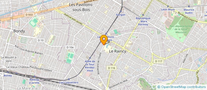localisation de l'entreprise SARL LADEIRA à LE RAINCY