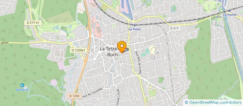 localisation de l'entreprise SARL LADY PAINS à LA TESTE DE BUCH