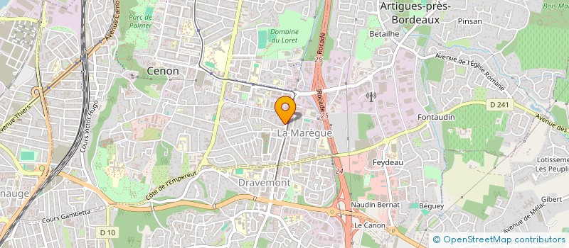localisation de l'entreprise SARL LAEXCO à CENON