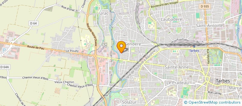 localisation de l'entreprise SARL LAFAURIE  TARBES