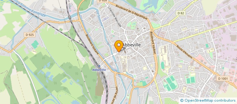localisation de l'entreprise SARL LAFAYETTE OPTIQUE ABBEVILLE à ABBEVILLE