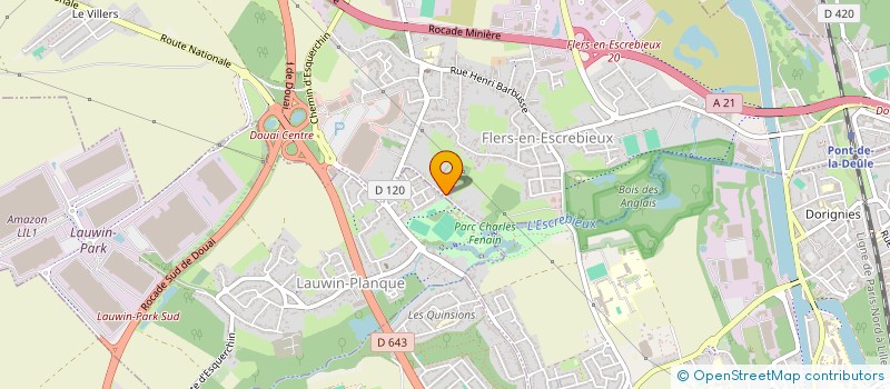 localisation de l'entreprise SARL LAFFAY  FLERS-EN-ESCREBIEUX