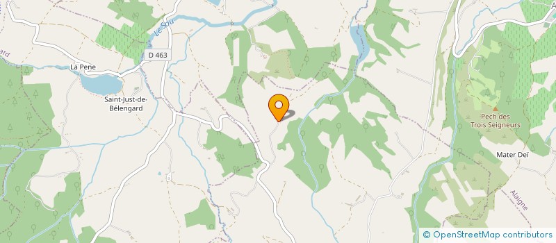 localisation de l'entreprise SARL LAFITTE  MONTHAUT