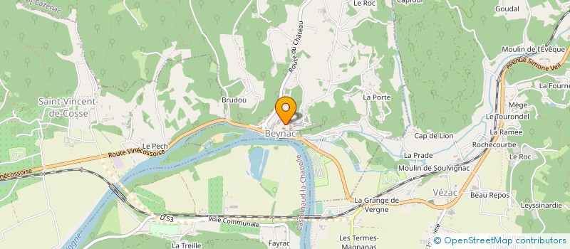 localisation de l'entreprise SARL LAFLAQUIERE à CASTELS ET BEZENAC