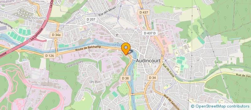 localisation de l'entreprise SARL LAFORET à VALENTIGNEY